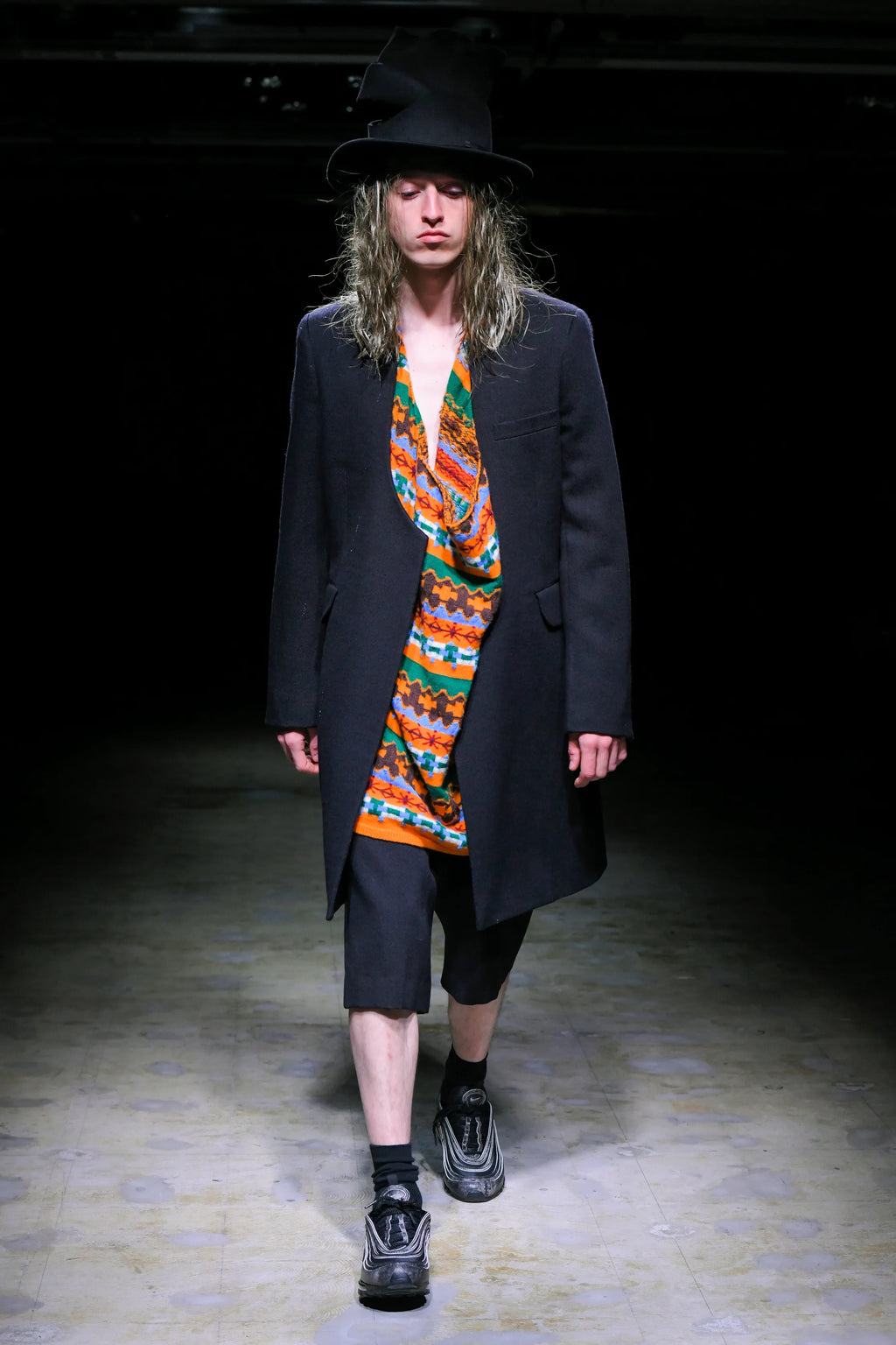 Comme des Garçons Homme Plus AW22 collarless coat – runway | Recente Studio