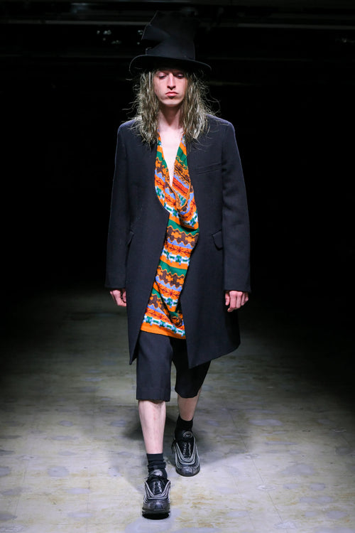 Comme des Garçons Homme Plus AW22 collarless coat – runway | Recente Studio