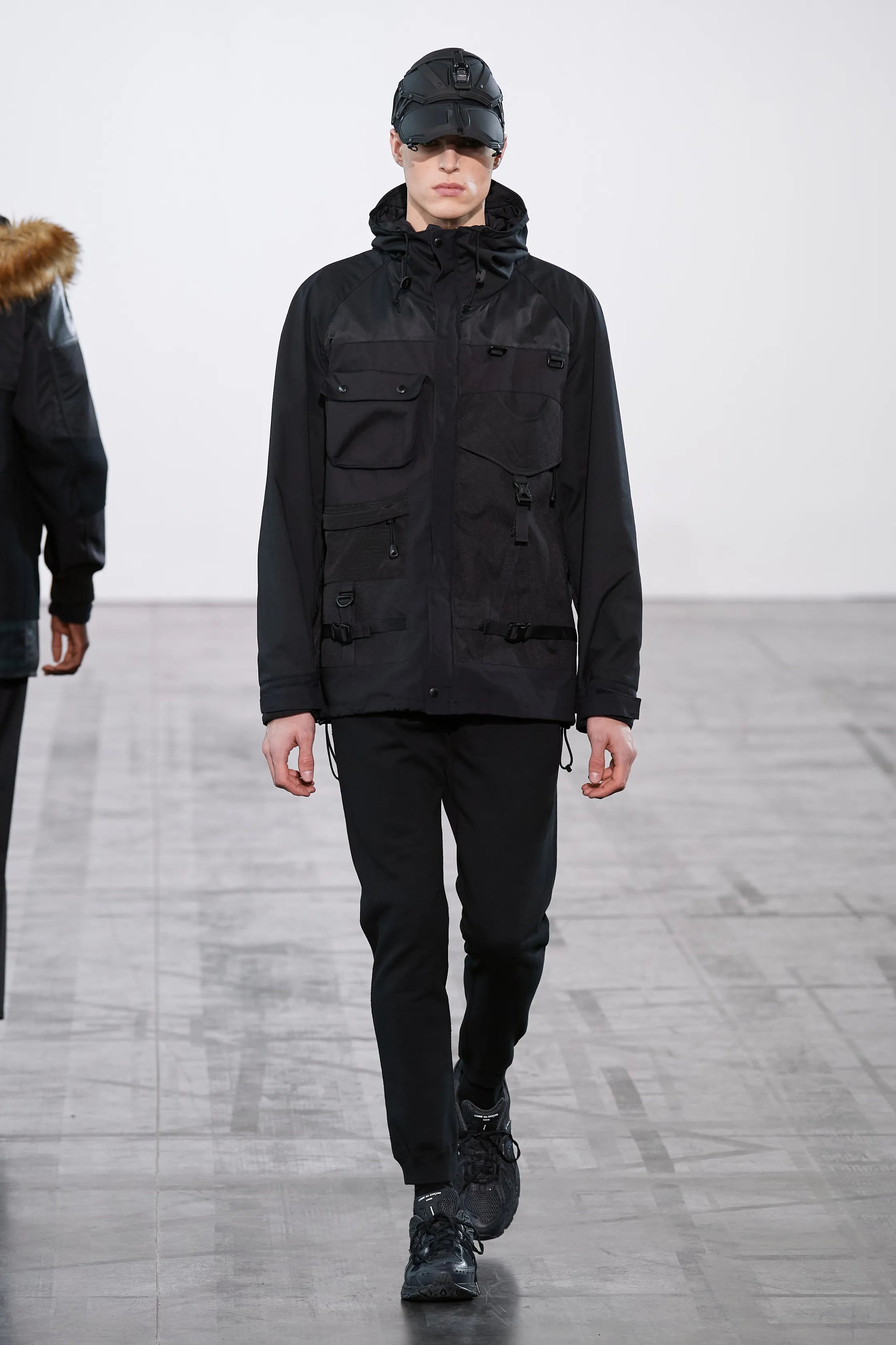 Junya Watanabe Man AW23 hybrid backpack jacket – runway | Recente Studio
