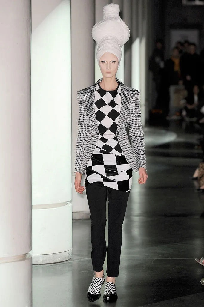 Junya Watanabe SS10 checkered jacket – runway | Recente Studio