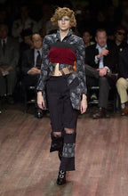 Comme des Garçons AW01 floral velvet pants – runway | Recente Studio