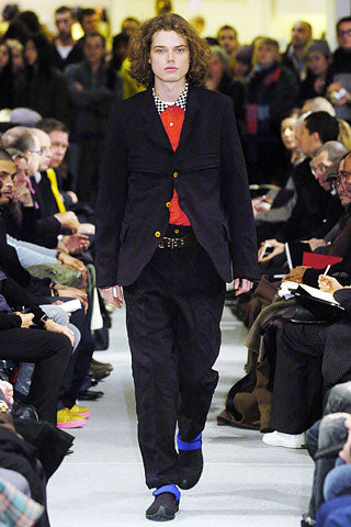 Comme des Garçons Homme Plus A/W 2005 horizontal zip jacket – runway | Recente Studio