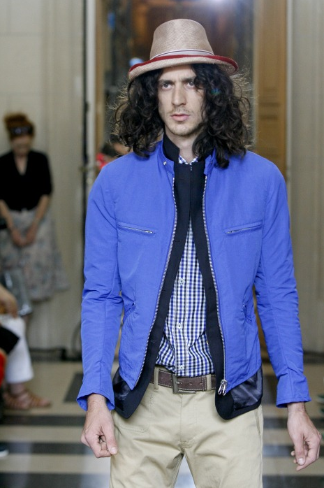 Junya Watanabe Man SS09 x Brooks Brothers reversible jacket – runway 2 | Recente Studio
