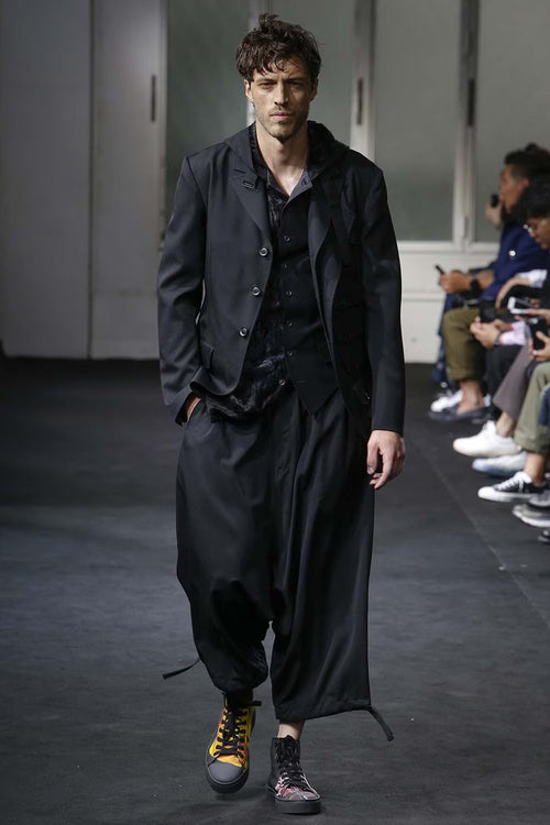 Yohji Yamamoto Pour Homme SS19 low-rise pants – runway | Recente Studio