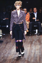 Comme des Garçons AW01 printed velvet jacket – runway | Recente Studio