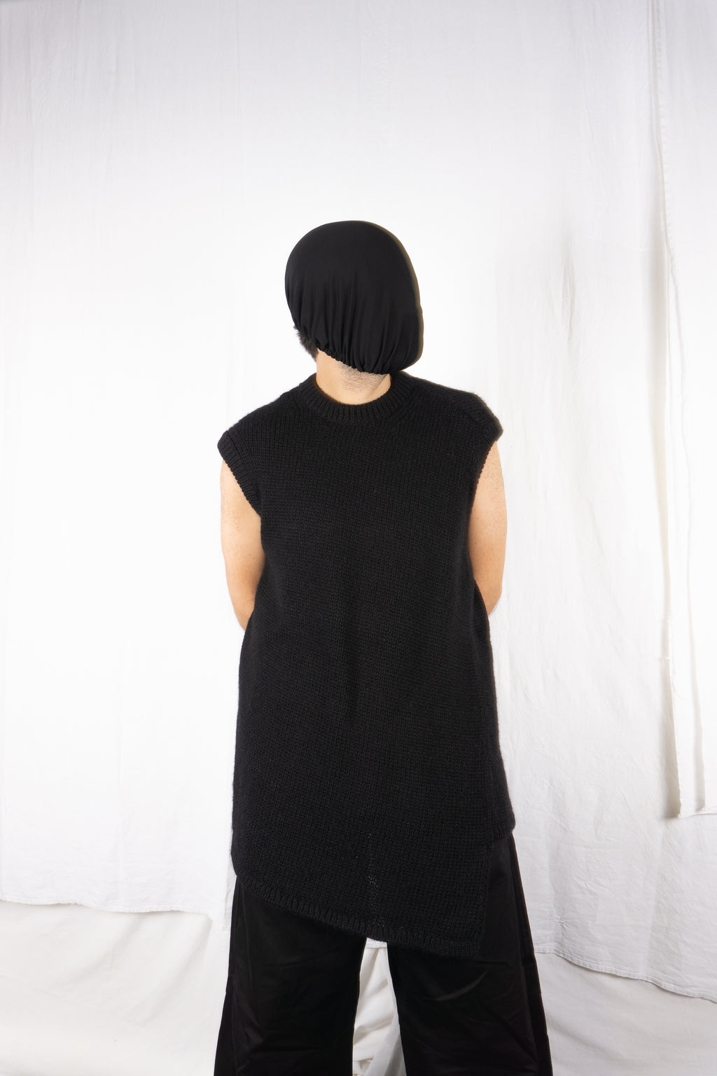 Comme des Garçons 1990s asymmetrical vest – back view | Recente Studio