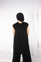 Comme des Garçons 1990s asymmetrical vest – back view | Recente Studio