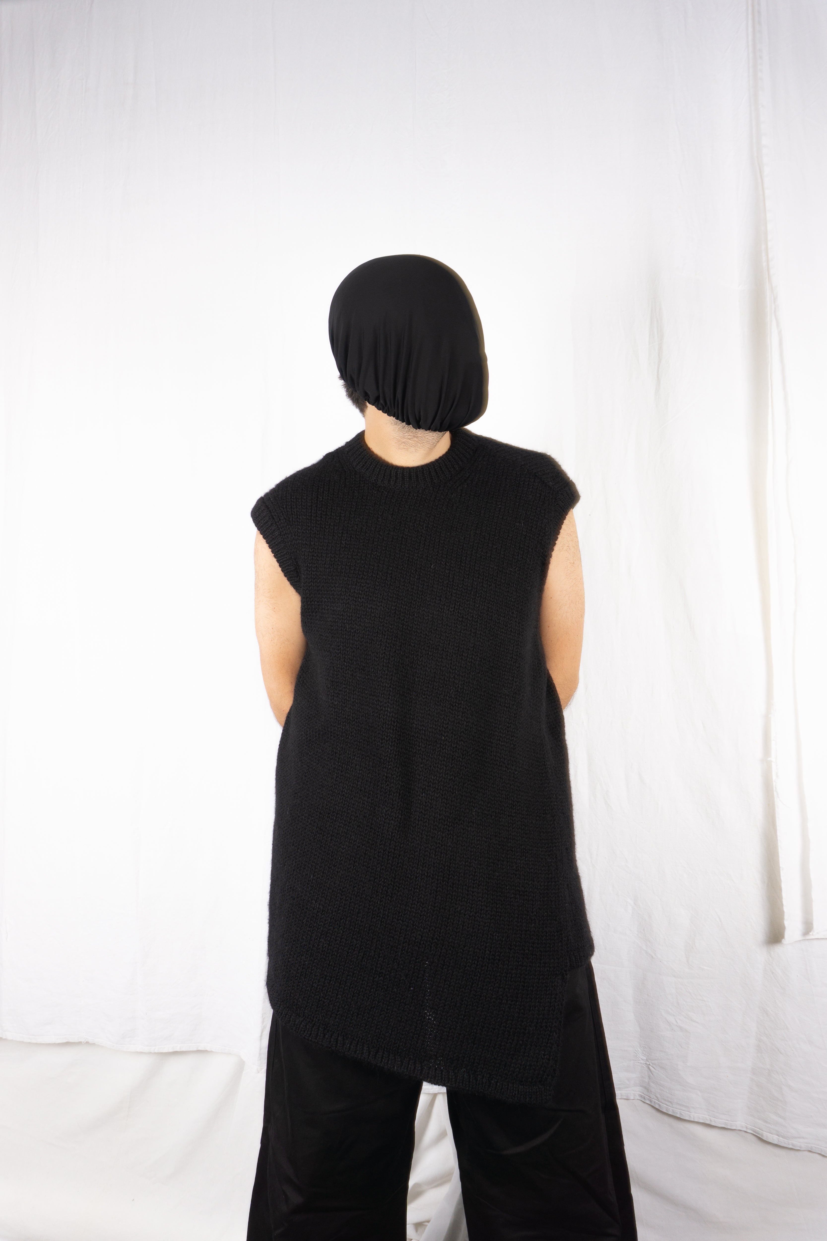 Comme des Garçons 1990s asymmetrical vest – back view | Recente Studio