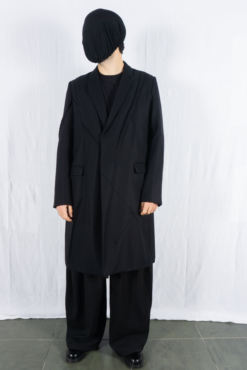 Undercover A/W 2016 deconstructed coat – front view | Recente Studio