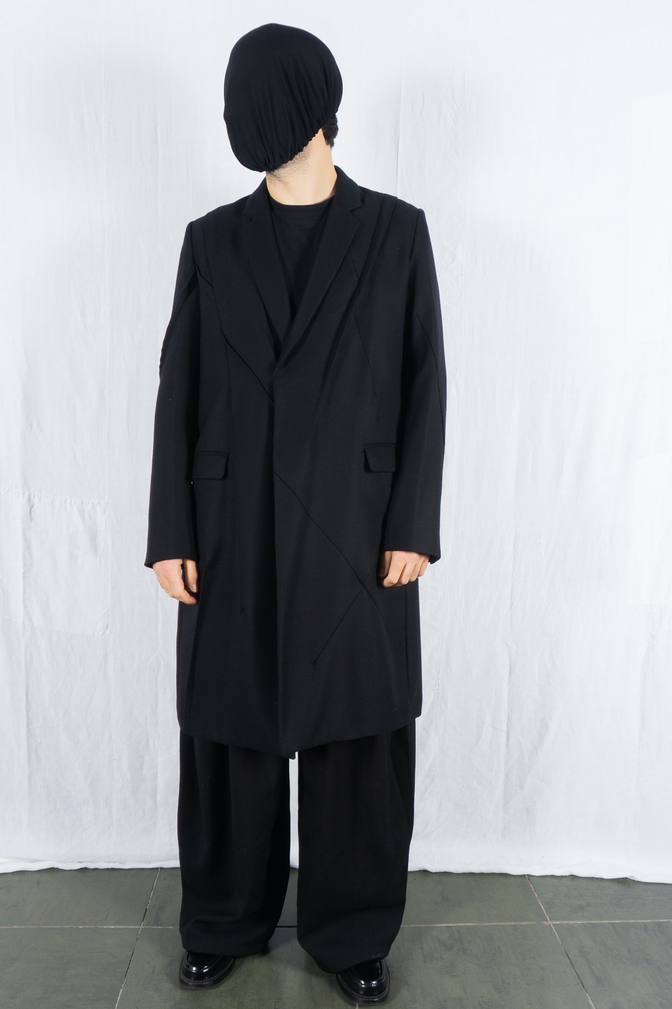 Undercover A/W 2016 deconstructed coat – front view | Recente Studio
