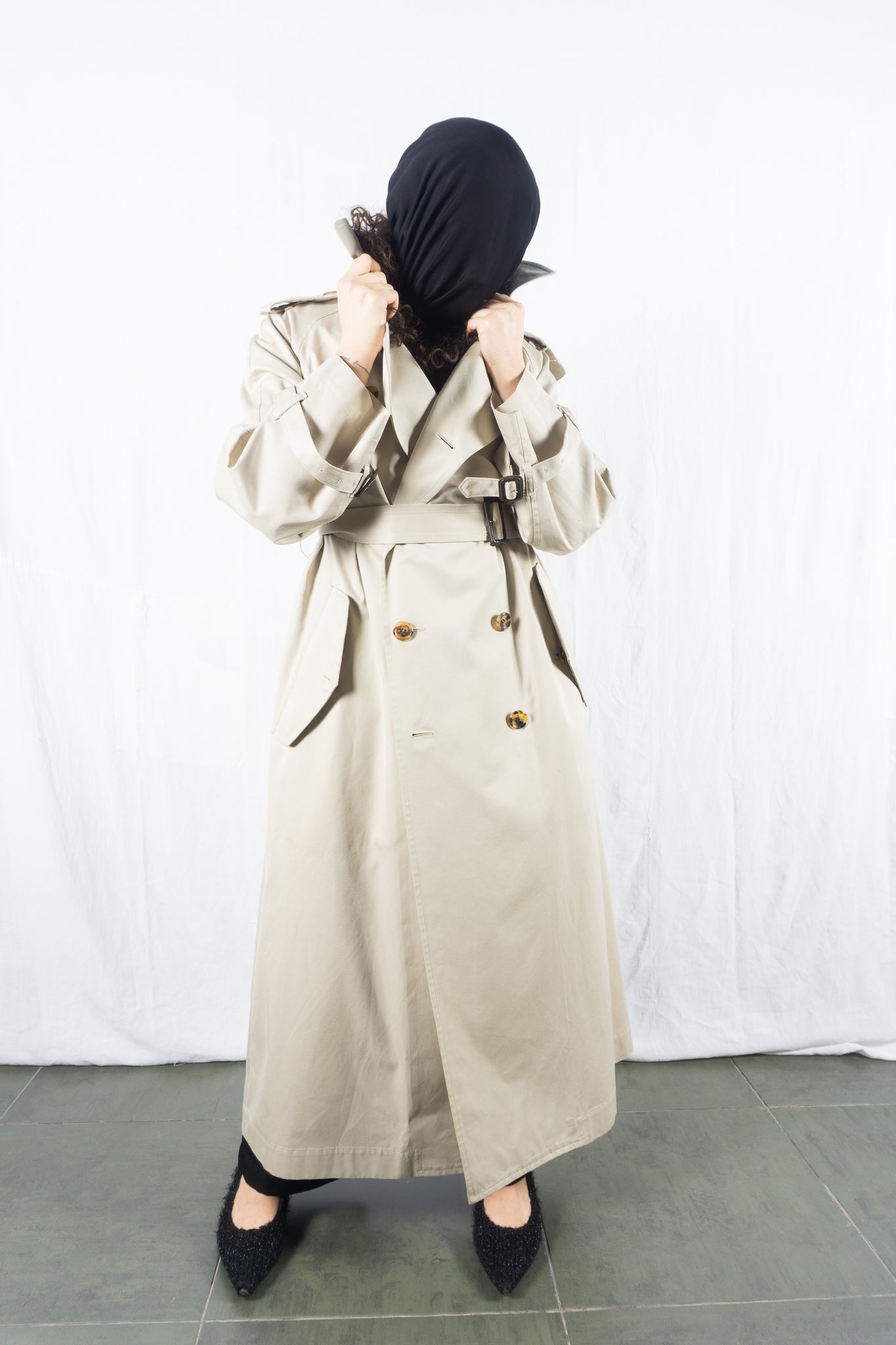 tricot Comme des Garçons X 10 Corso Como A/W 2002 oversized trench coat – full length | Recente Studio