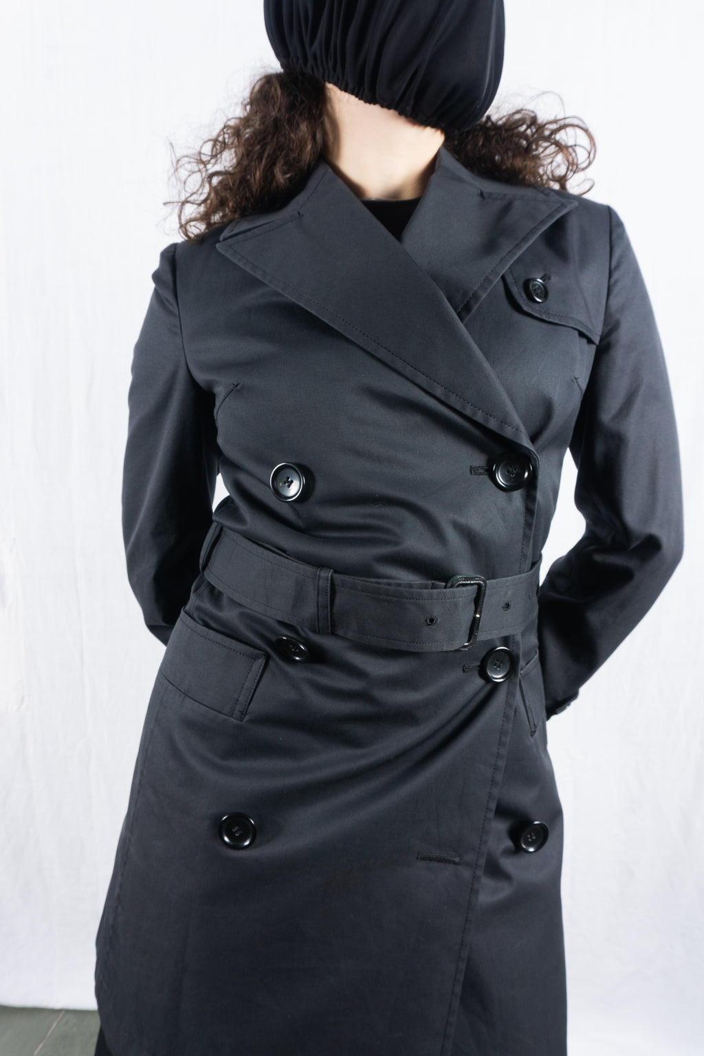 Junya Watanabe S/S 2007 trench coat – collar detail | Recente Studio