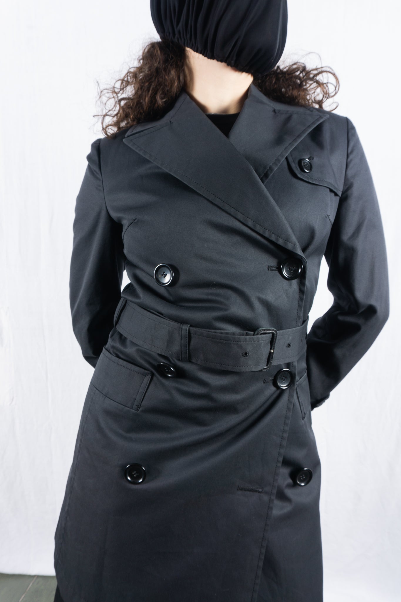 Junya Watanabe S/S 2007 trench coat – collar detail | Recente Studio