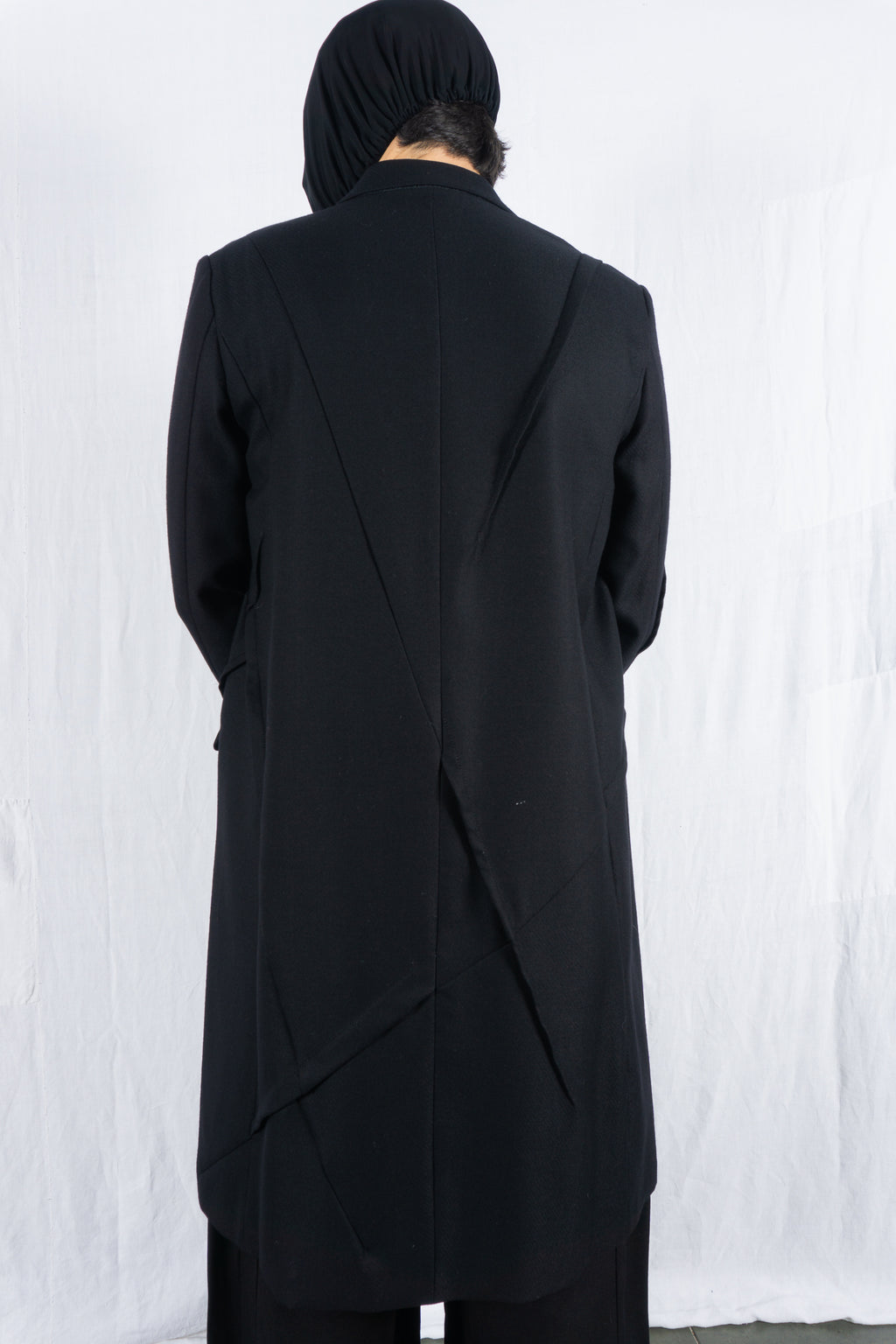 Undercover AW16 deconstructed coat – side view | Recente Studio