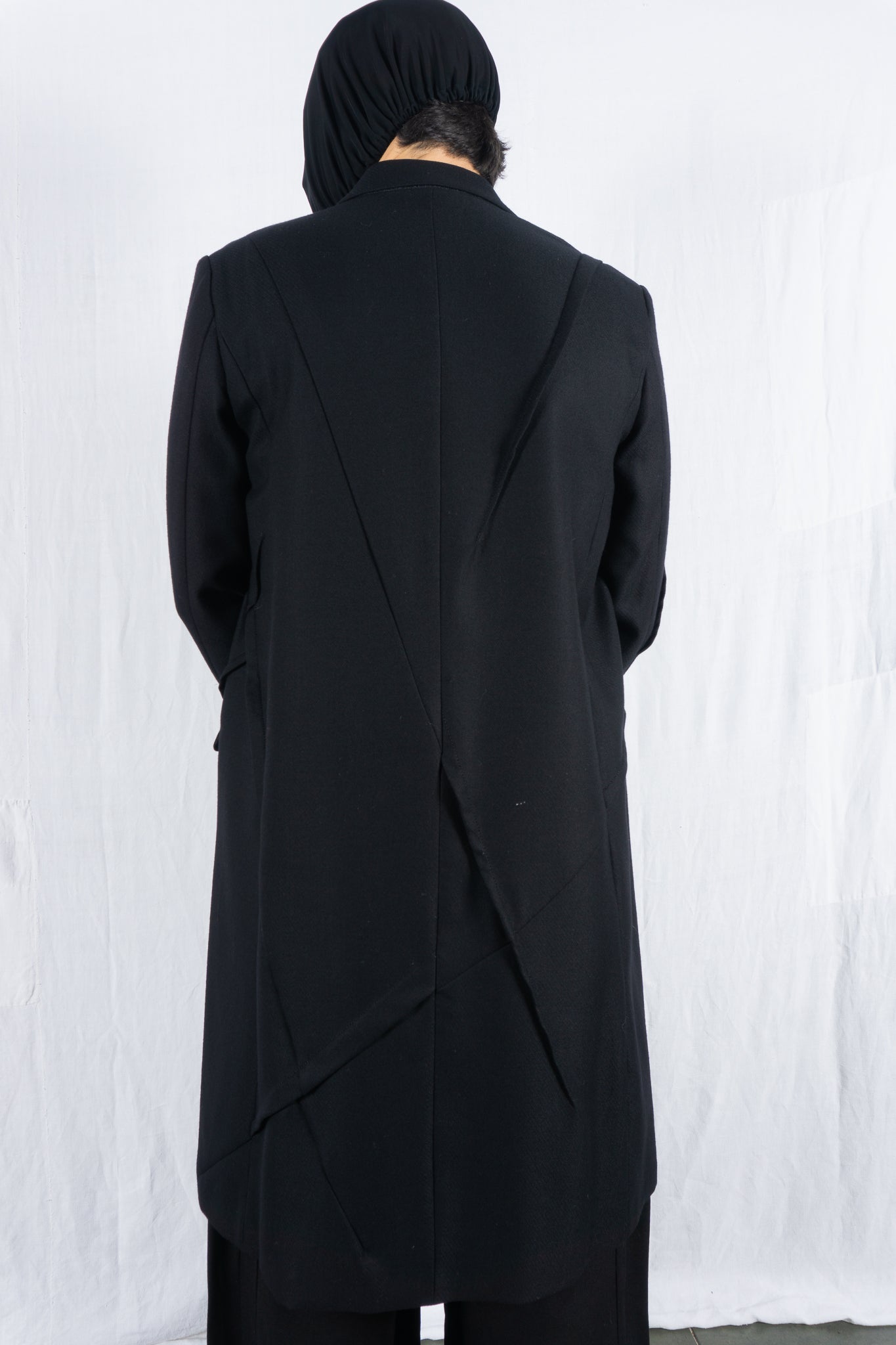 Undercover AW16 deconstructed coat – side view | Recente Studio