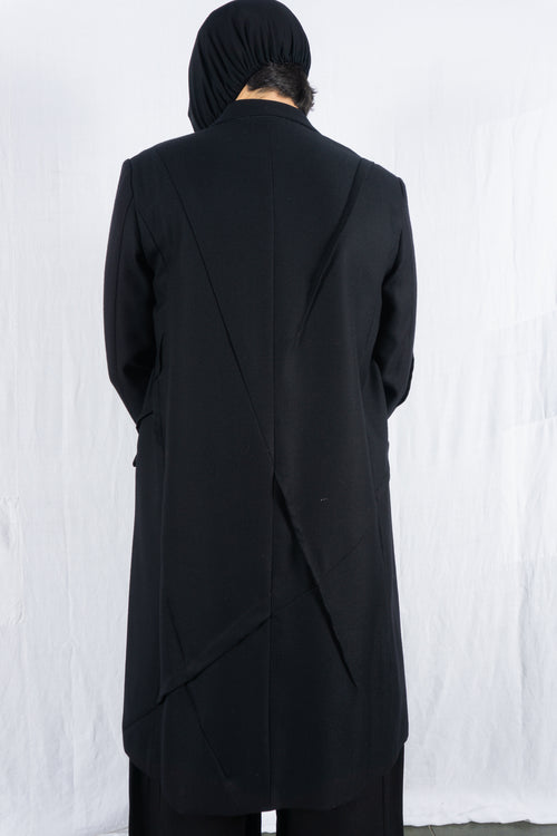 Undercover AW16 deconstructed coat – side view | Recente Studio