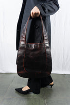 Masakï Matsushïma 1990s shoulder bag – worn view | Recente Studio