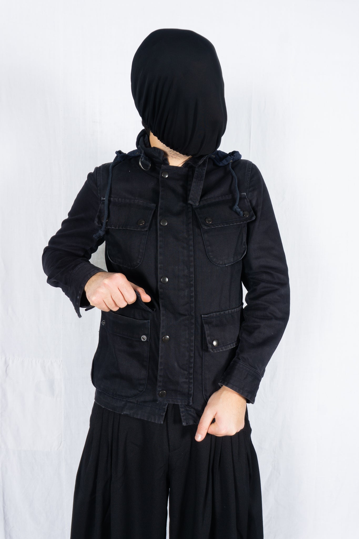 Comme des Garçons Homme A/W 2008 multi-pocket jacket – front view | Recente Studio
