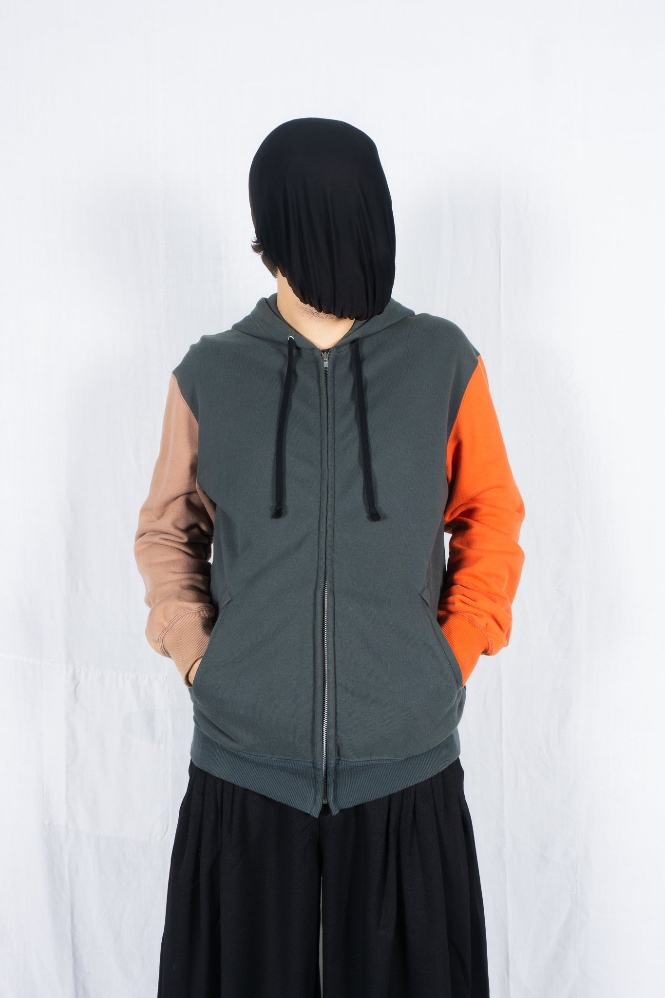 Comme des Garçons Homme Deux A/W 2020 hoodie – sleeve colour detail | Recente Studio
