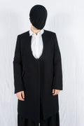 Comme des Garçons Homme Plus A/W 2022 collarless coat – front view | Recente Studio