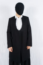 Comme des Garçons Homme Plus A/W 2022 collarless coat – front view | Recente Studio