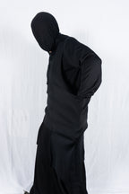 Comme des Garçons Homme Plus A/W 2021 asymmetric hoodie – side view | Recente Studio