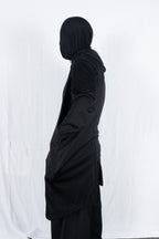 Comme des Garçons Homme Plus AW21 asymmetric hoodie – detail | Recente Studio