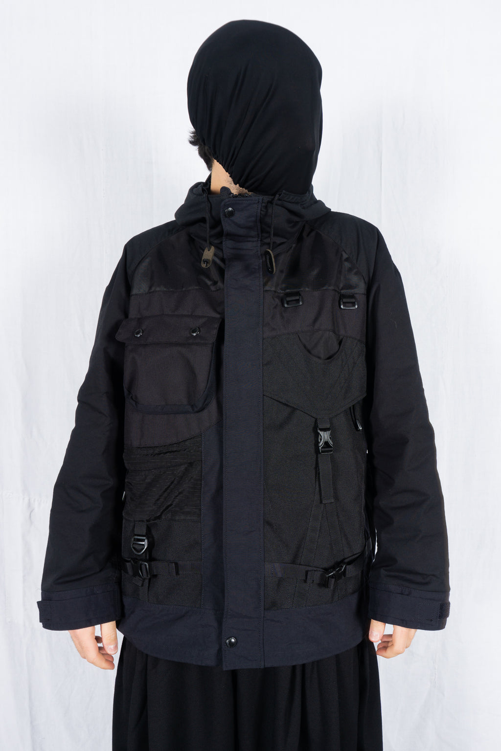 Junya Watanabe Man A/W 2023 hybrid backpack jacket – front view | Recente Studio