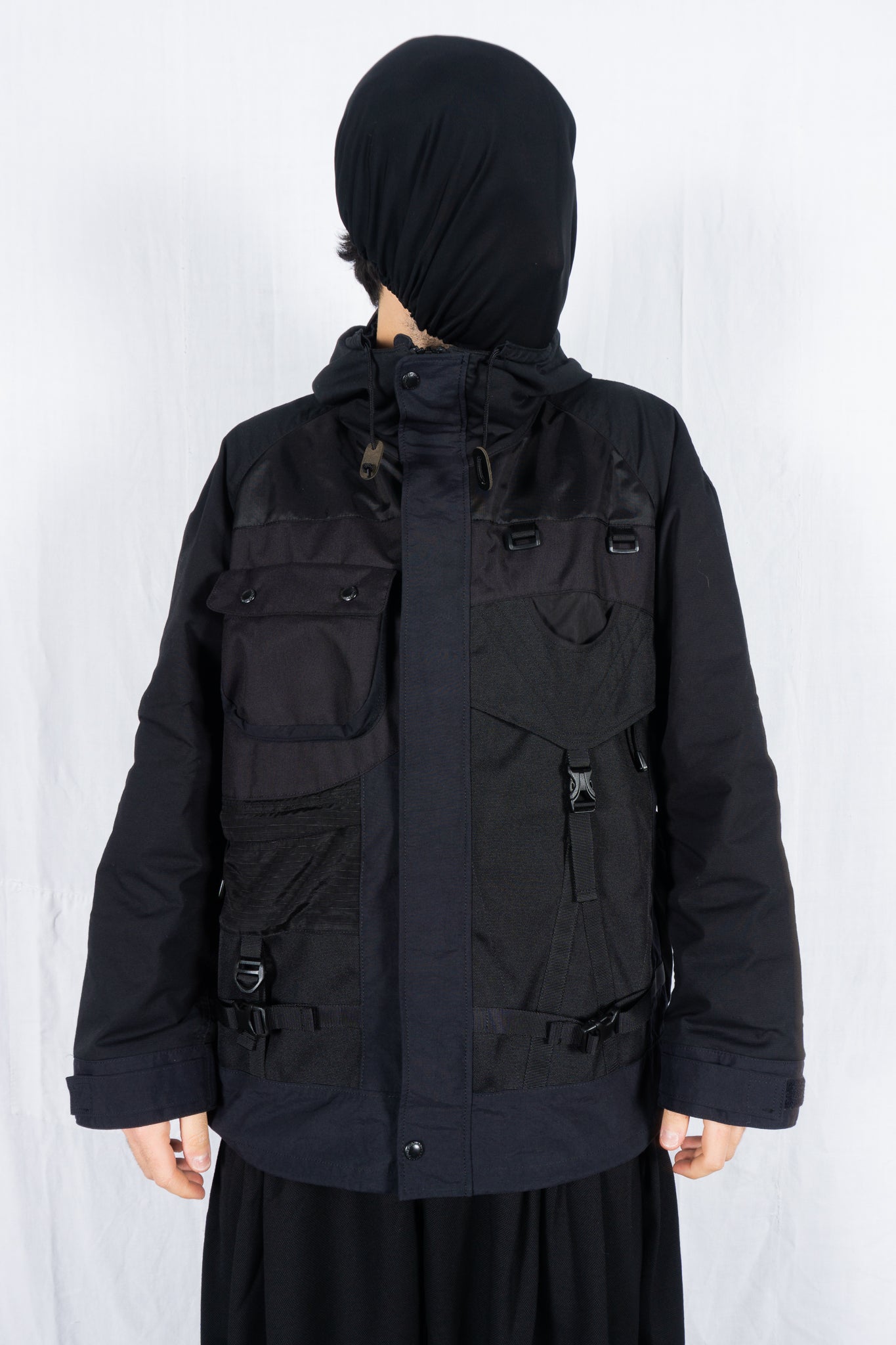 Junya Watanabe Man A/W 2023 hybrid backpack jacket – front view | Recente Studio
