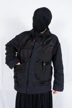 Junya Watanabe Man A/W 2023 hybrid backpack jacket – back view | Recente Studio