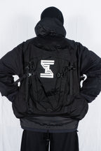 Junya Watanabe Man AW23 hybrid backpack jacket – backpack detail | Recente Studio