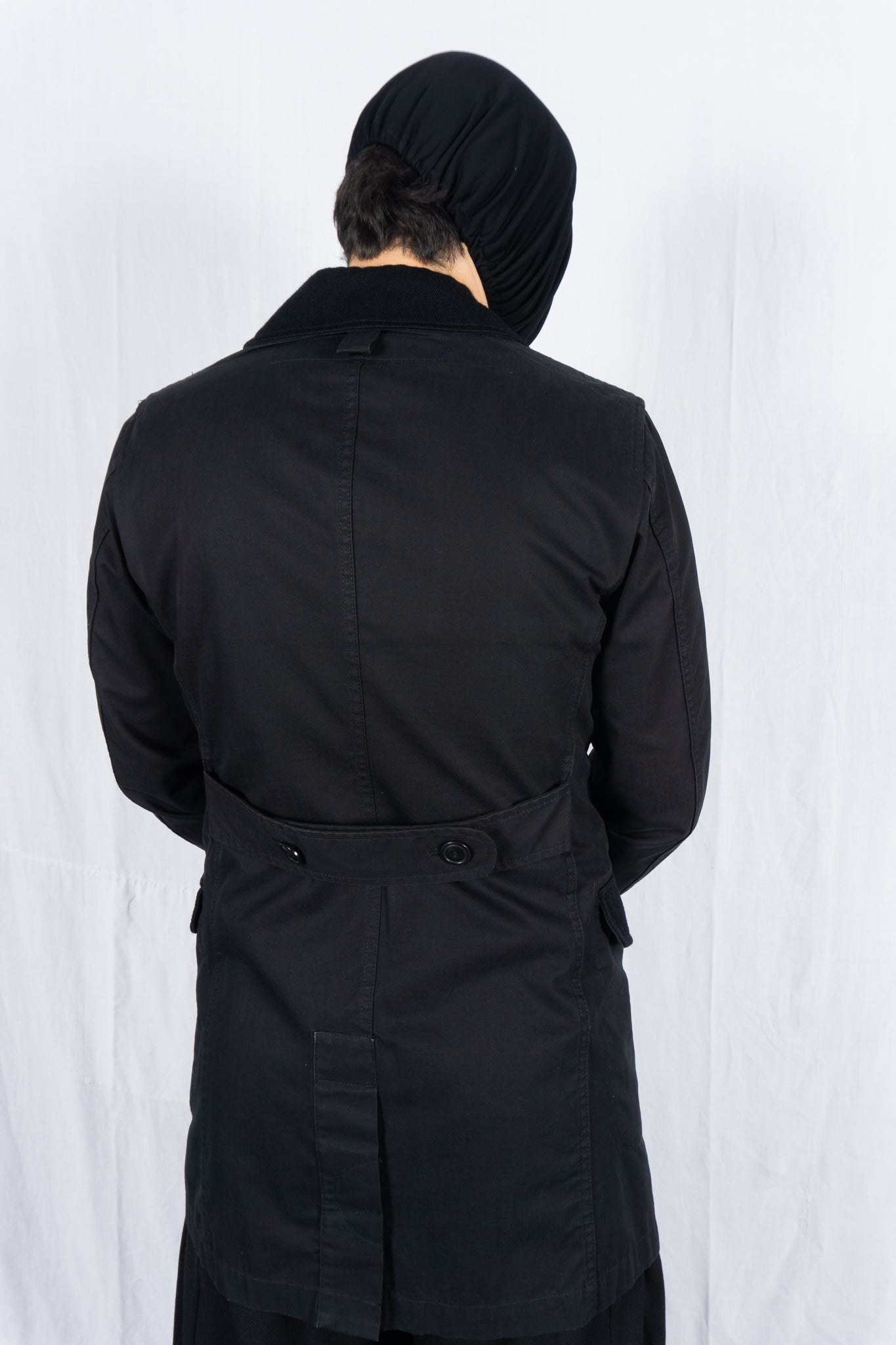 Junya Watanabe Man A/W 2013 asymmetrical trench – full length | Recente Studio