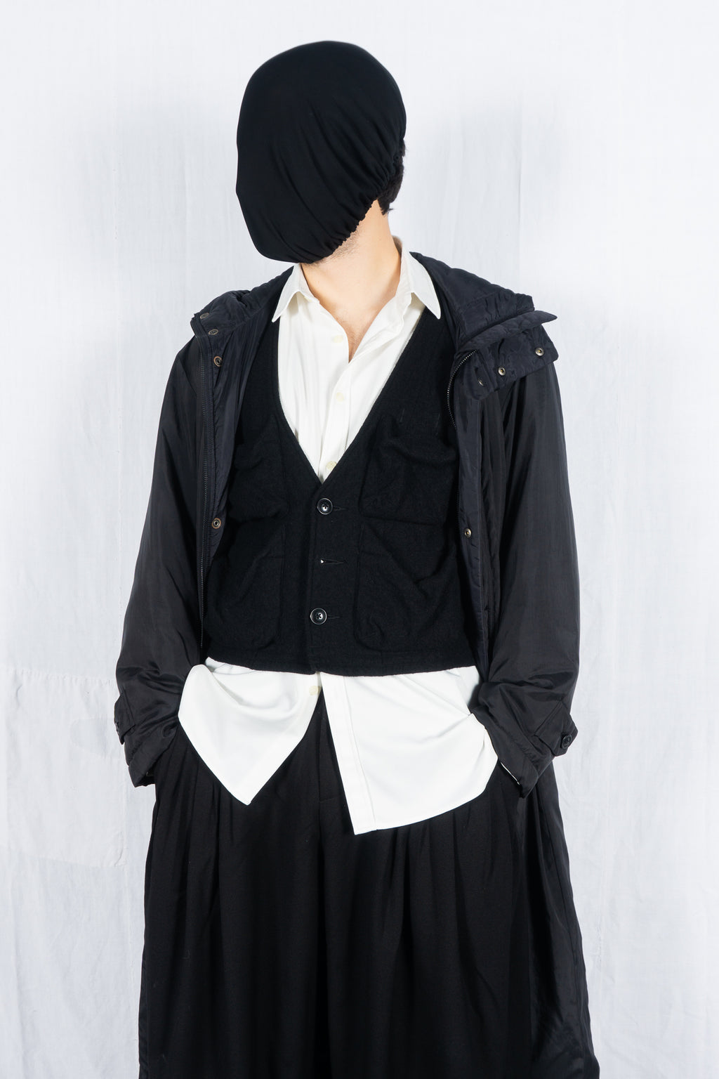 Number (N)ine 2000s multi pocket wool vest | Recente Studio