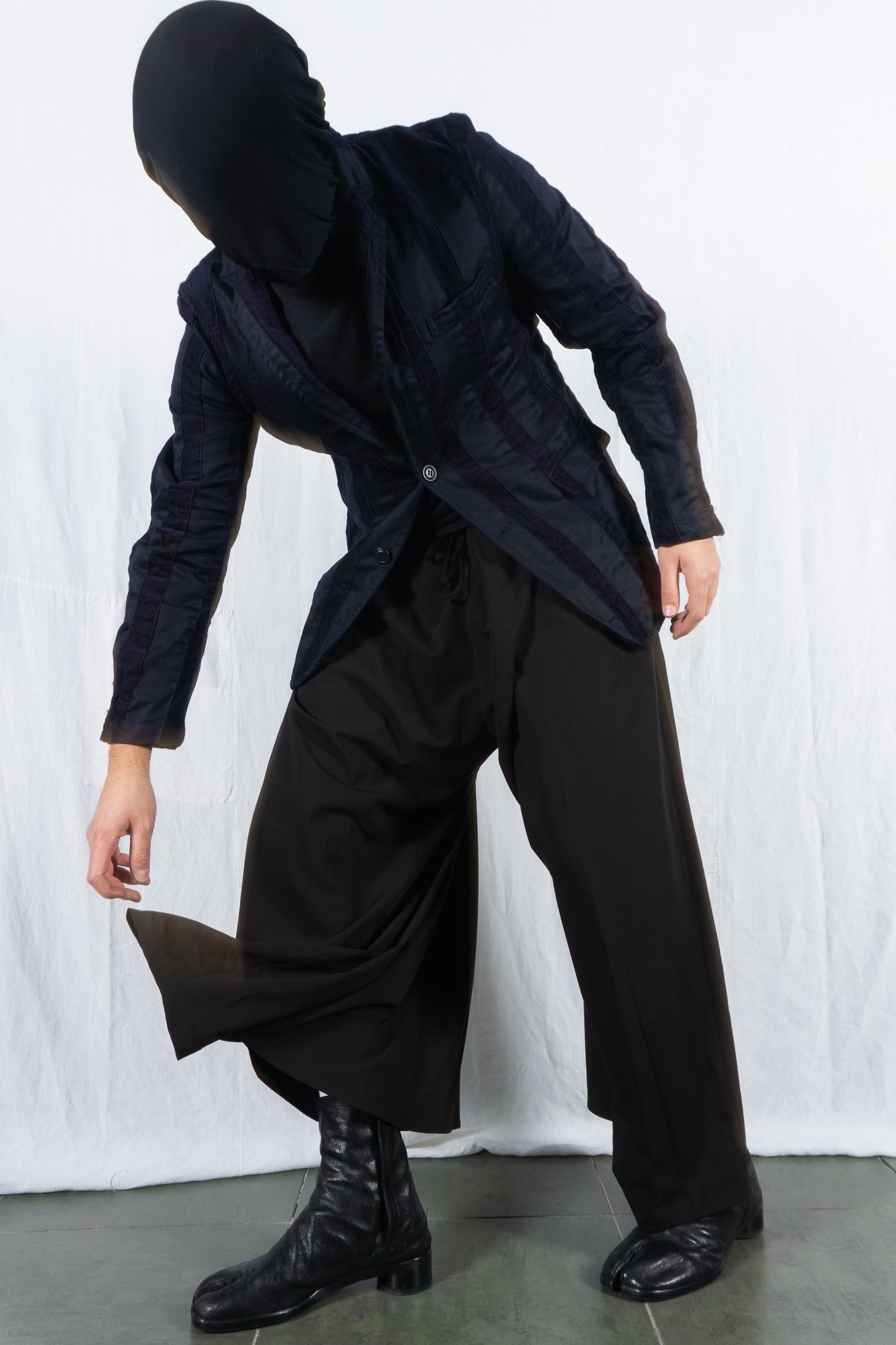 S’YTE Yohji Yamamoto SS12 wide double pants – side view | Recente Studio