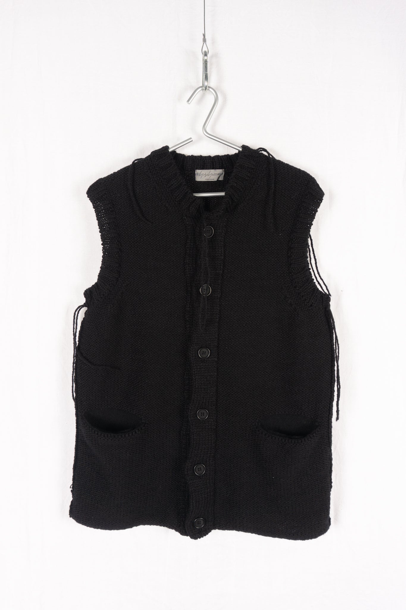 Yohji Yamamoto Pour Homme A/W 2017 wool vest – front view | Recente Studio