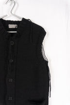 Yohji Yamamoto Pour Homme AW17 wool vest – back view | Recente Studio