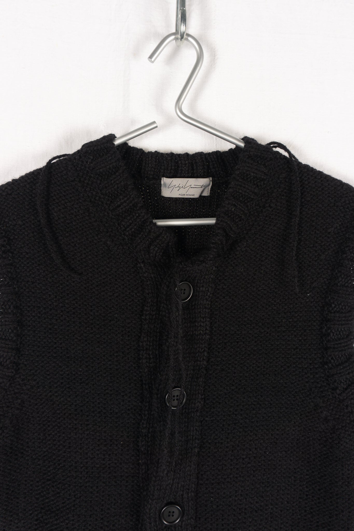 Yohji Yamamoto Pour Homme A/W 2017 wool vest – side view | Recente Studio