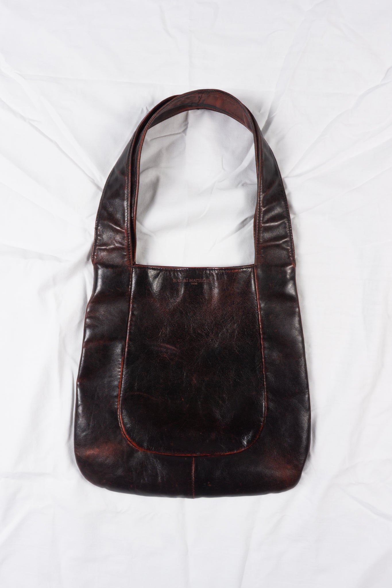 Masakï Matsushïma 1990s shoulder bag – front view | Recente Studio