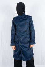 Junya Watanabe Man x Aquascutum AW05 trench coat – open front | Recente Studio