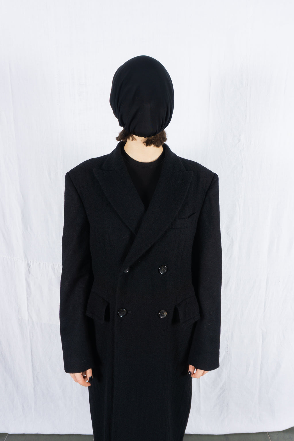 Junya Watanabe AW19 reversible printed coat – open front | Recente Studio