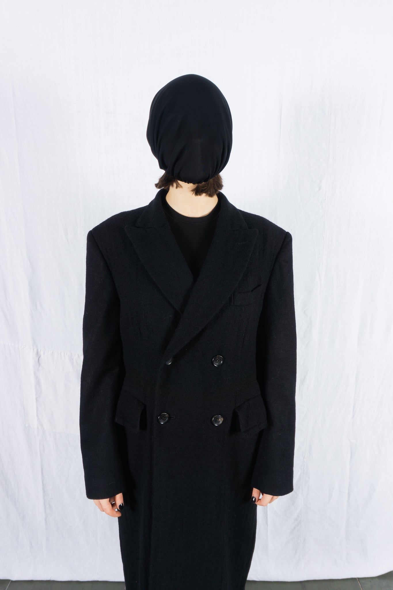 Junya Watanabe AW19 reversible printed coat – open front | Recente Studio
