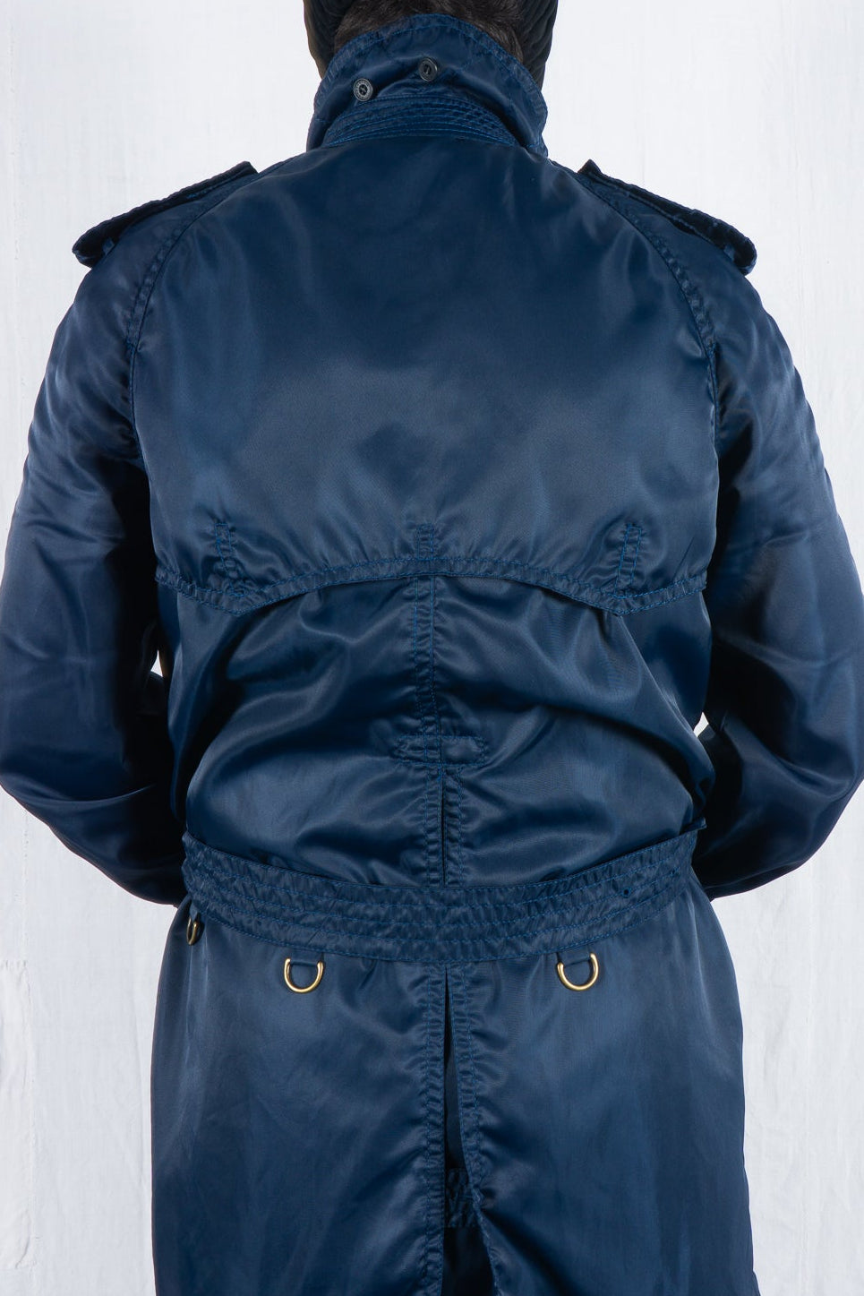 Junya Watanabe Man x Aquascutum A/W 2005 trench coat – collar detail | Recente Studio