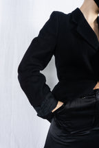 Comme des Garçons A/W 1992 rolled sleeves jacket – side view | Recente Studio