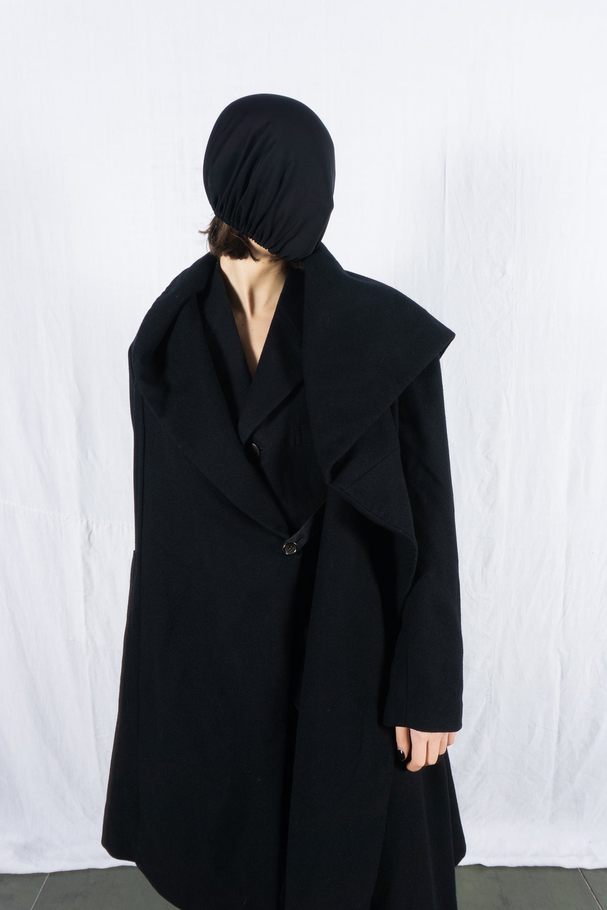 Comme des Garçons 1980s monster coat – side view | Recente Studio