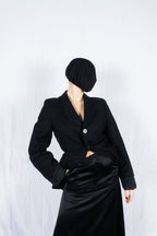 Comme des Garçons A/W 1992 rolled sleeves jacket – back view | Recente Studio