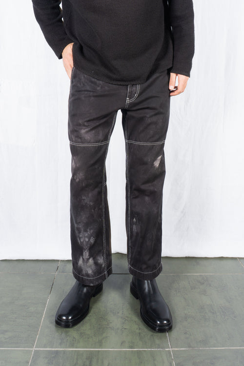 Comme des Garçons Homme 2010s bleached pants – front view | Recente Studio