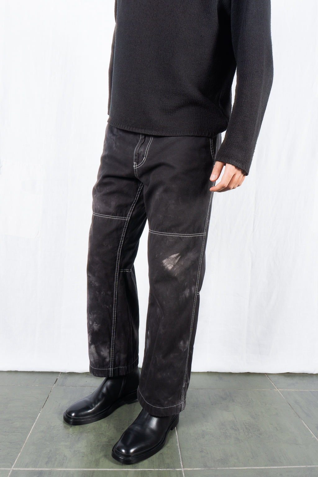 Comme des Garçons Homme 2010s bleached pants – full length | Recente Studio