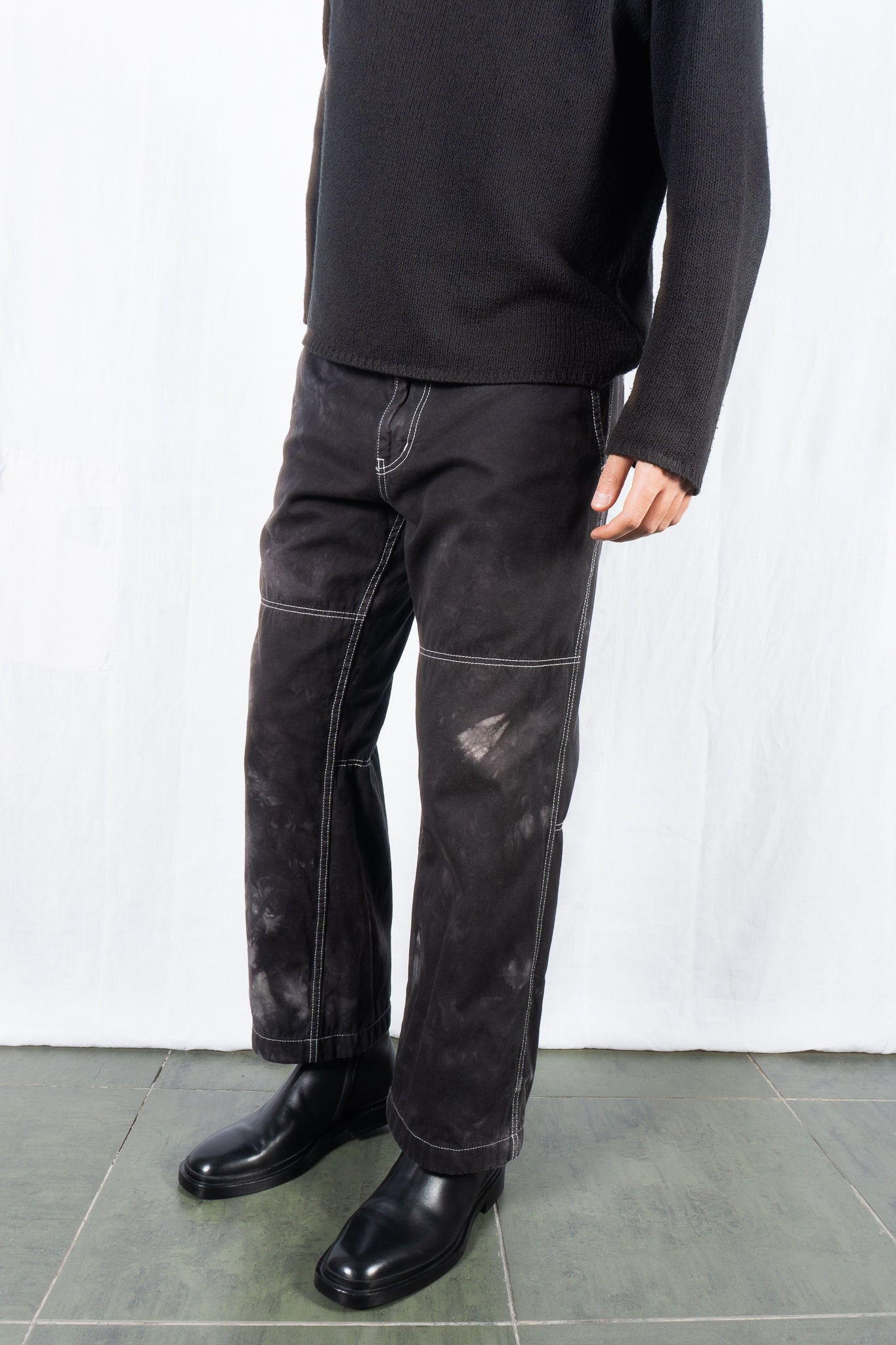 Comme des Garçons Homme 2010s bleached pants – full length | Recente Studio