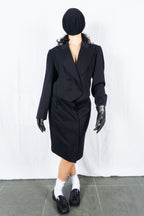 I.S. Issey Miyake Sport 1980s wool suit – back view | Recente Studio