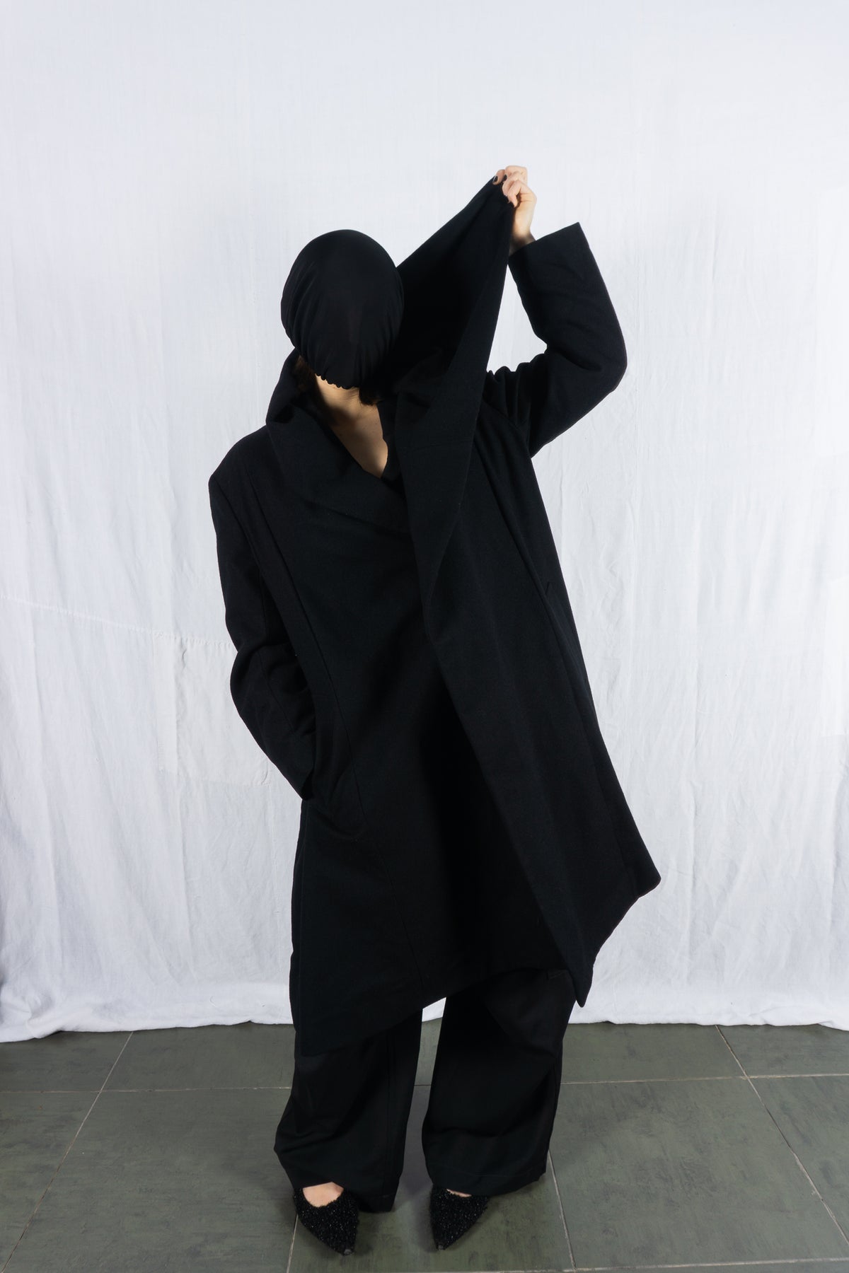 Comme des Garçons 1980s monster coat – front view | Recente Studio